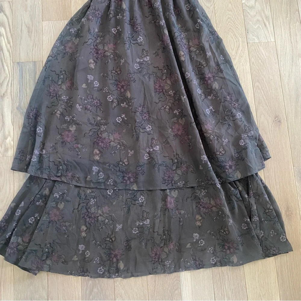 Disturbia Arnora Tiered Shirred Bodice Maxi Dress - Picture 10 of 12